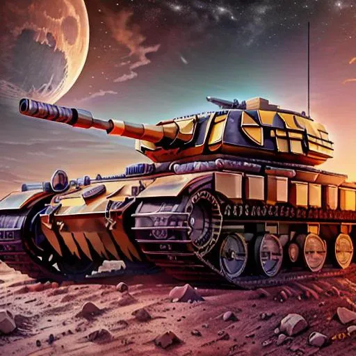 <lora:ConstructionyardAIV3:1>,realistic,constructionyardai tank at Moon,HDR,UHD