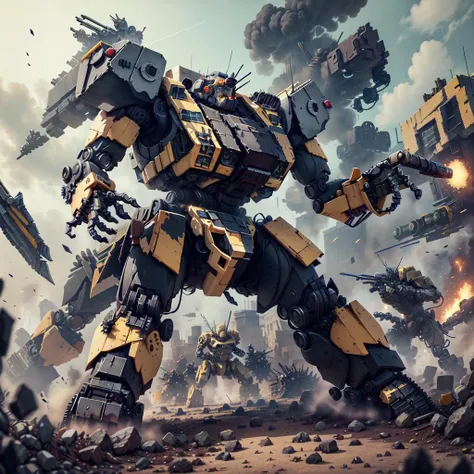 <lora:ConstructionyardAIV3:.8> ConstructionyardAI battle mech