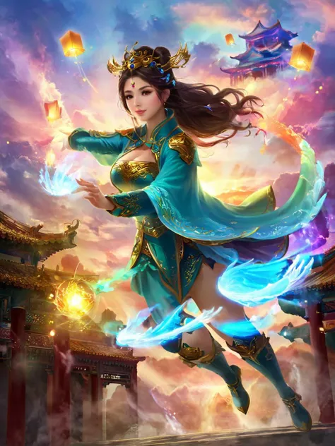 ethereal fantasy concept art of masterpiece,8k,highly detailed,bokeh,breathtaking background chinese city,(1girl flying in the sky:1.8),gugong,palace,big moon,(dynamic pose:1.5),
(loose hair:1.5),(huge breasts:1.2),
cumulonimbus,(rainbow:1.2),(looking at viewer:1.1),sweat body,<lora:neg4all_bdsqlsz_xl_V7:1.5>,(hanfu bikini:1.6),<lora:gugong:0.8>,(vortex:1.3), . magnificent, celestial, ethereal, painterly, epic, majestic, magical, fantasy art, cover art, dreamy