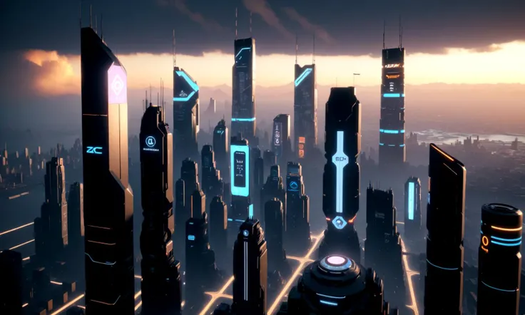 score_9, score_8_up, score_7_up,
<lora:Cyberpunk_Architecture_(Architecture)_(SDXL)_(AD):1> Cyberpunk Architecture, monumental architecture, architecture, city, cityscape, scenery, building, skyscraper, future, scifi, science fiction, cyberpunk, city skyline,
8K, In'ei, chiaroscuro, rim lighting, perfect depth of field shot, beautiful, sharp focus, crisp details, subsurface scattering and reflections, god rays, ray tracing,
photographic anime clouds, photographic realism, buildings, skyscrapers, metropolis, 8K CGI render, science fiction masterpiece,
BREAK zPDXL, zPDXLxxx, <lora:sdxl_lightning_8step_lora:0.4> <lora:detailed_notrigger:0.5>