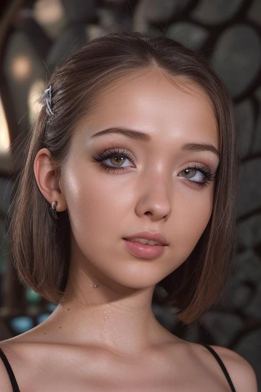 centered, head and shoulder portrait, 1girl, solo, 23yo, instagram photo, photo of Elara, high cheeckbones, onyx lashes, charming, mesmerizing, alluring, detailed background <lora:luciewilde:0.8> luciewilde
