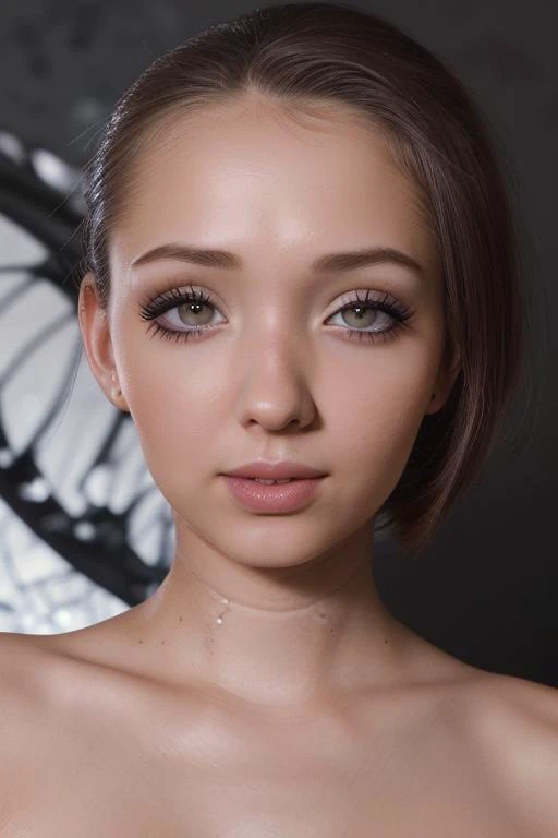 centered, head and shoulder portrait, 1girl, solo, 23yo, instagram photo, photo of Elara, high cheeckbones, onyx lashes, charming, mesmerizing, alluring, detailed background <lora:luciewilde:0.8> luciewilde