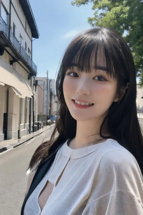 8k, masterpiece, best quality, ultra high res, ultra detailed, realistic, (photorealistic:1.4), a candid photo of umi_portrait), beautiful day, <lora:umi_portrait-12:1>
