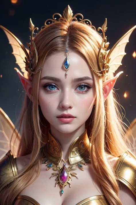 (Best quality, 4k, High-resolution, Masterpiece:1.2), Ultra-detailed, Realistic, Radiant lighting, Epoch Elves, Portraits, Fantastical colors, Fine art, Ethereal beings, Dreamlike, Whimsical creatures, Detailed facial features, Glowing eyes, Elven beauties, Ethereal glow, Mythical creatures, Harmonious composition, Dazzling colors, Stunning visual effects, Otherworldly appearance, Mesmerizing artistry,