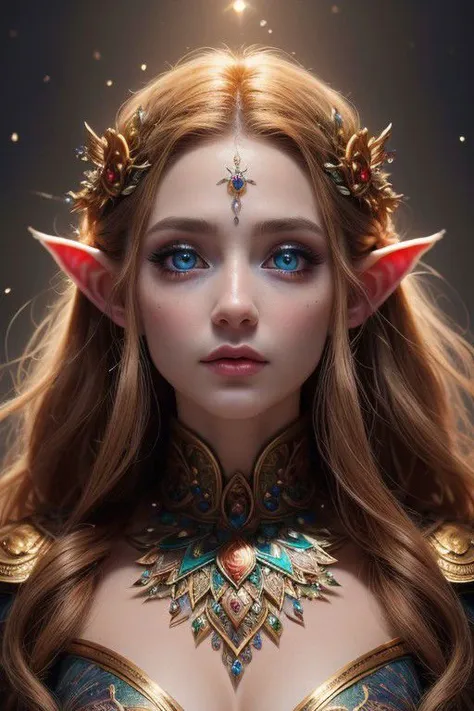 (Best quality, 4k, High-resolution, Masterpiece:1.2), Ultra-detailed, Realistic, Radiant lighting, Epoch Elves, Portraits, Fantastical colors, Fine art, Ethereal beings, Dreamlike, Whimsical creatures, Detailed facial features, Glowing eyes, Elven beauties, Ethereal glow, Mythical creatures, Harmonious composition, Dazzling colors, Stunning visual effects, Otherworldly appearance, Mesmerizing artistry,