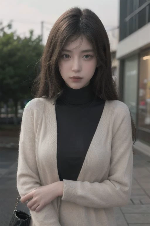 one pretty girl in leather jacket, upper body, At0mica, black leather jacket, zipper, long sleeves, yamasaki_anzu, solo, supermodel, with delicate pink petals floating in the breeze, soft lighting, film grain, epiCPhoto, <lora:pytorch_lora_weights:0.5>, <lora:breastsizeslideroffset:0.1>, <lora:picxer_real:0.7>, <lora:FilmVelvia3:0.3>, <lora:more_details:0.6>