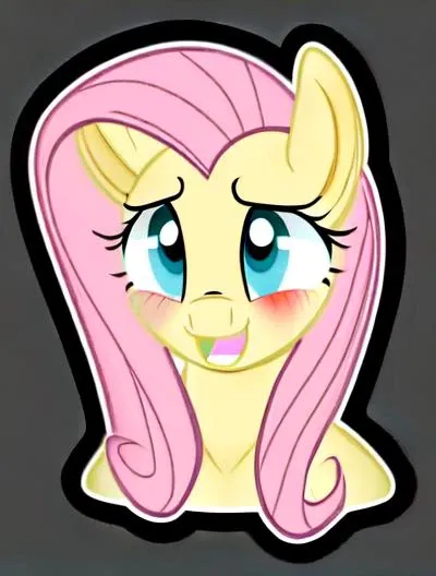 Solo:1.3, (full body), (pony_flutty), cute,
vivid colors, cinematic hard lighting, realistic shadows, detailed textures, dynamic lighting, cgi,
detailed eyes, symmetrical face,
puffy face, smile, blushing, (happy:1.2), large ((blue eyes):1.1), (glowing eyes),
<lora:add_detail:1>
<lora:flutty:0.8>