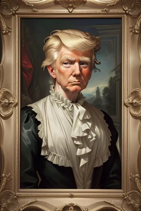 the_trump, an abnormal person  doing normal things, perfect composition, masterpiece, best quality, [:cinematic lighting:.75] by style-vienna,