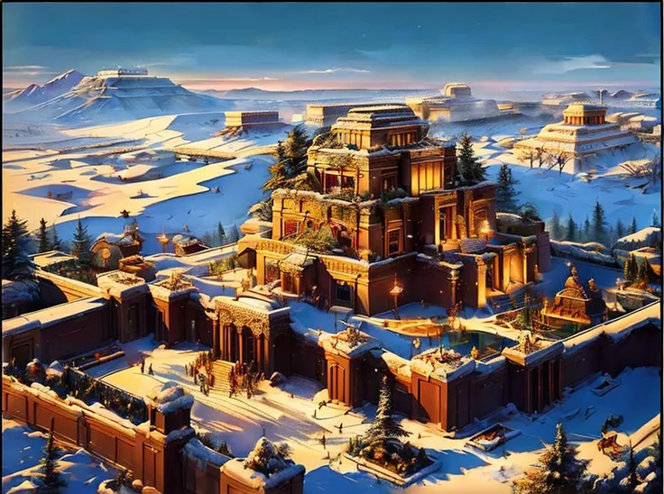 finetune, isometric, landscape, anime,
(uploaded and trending on imgur, pixiv, furaffinity, pinterest, e621, inkbunny, tumblr, deviantart, artstation, ),
(in the style of and art by Thomas Kinkade, midjourney, greg rutkowski, raphael, Frank Lloyd Wright, ),
<lora:christmas_test:0.85> <lora:SumerianArchitecture:0.8> sumerian, scenery, building, temple, ziggurat, pyramid, palace, monumental architecture, city, cityscape, nisroch, <lora:snow_slider:0.85>, (inside of a palace:1.5), floofytite,