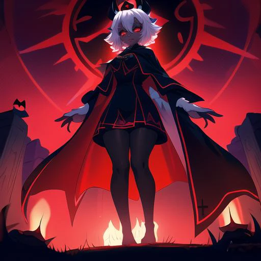 ram female furry, fursona, anthro, anthropomorphic, (standing ominously), robes, cloaked in robes, dark robes, (setting is an underground cult ritual), <lora:lamb-a:1>