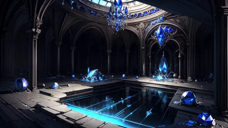 <lora:SilverSapphireAI:.9> SilverSapphireAI The Subterranean World