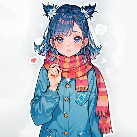 (white background), (boy with a scarf), cute, kawaii,
(masterpiece:1.2), (best quality, highest quality),
<lora:KawaiiStyle_Style-20:1>