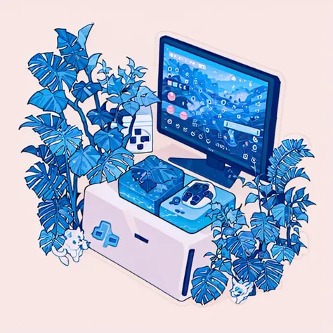 (white background), (videogame console), cute, kawaii,
(masterpiece:1.2), (best quality, highest quality),
<lora:KawaiiStyle_Style-20:1>