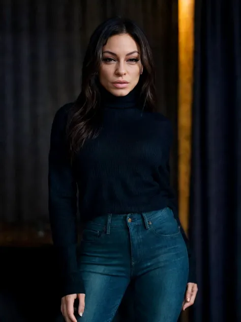 (closeup:1.2!), kissins, photo of an extremely sexy woman in a tavern, (wearing a turtleneck_sweater and jeans!), HDR, soft shadows, warm_tone, shallow depth of field, full detail, detailed face, Photorealistic, Hyperrealistic, Hyperdetailed, award winning scene, emotional scene, film still, matte, DSLR, 8K, dark theme, <lora:epiNoiseoffset_v2:0.8>, <lora:LowRA:0.6>, <lora:add_detail:0.6>