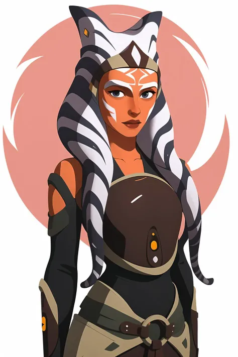 (masterpiece), (best quality), ahsoka tano, adult, fulcrum clothes