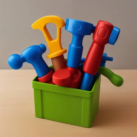 children's toy <lora:Children's toys:0.67> tool box