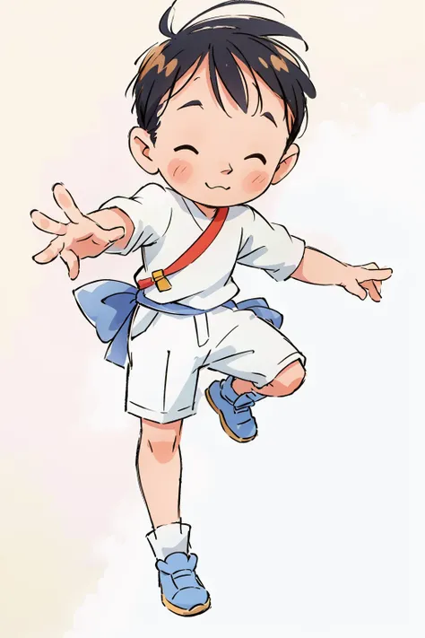 massey,2d
lineart,
massey, lineart, white background,illustration, cute, 2d, solo, kongfu boy,
<lora:janemassey-04:1>
