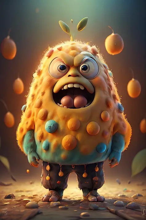 Pets,absurdres,realistic,artbook,style of Pixar,angry,glaring,homocacti,masterpiece,best quality,<lora:Cute Pet:1>,