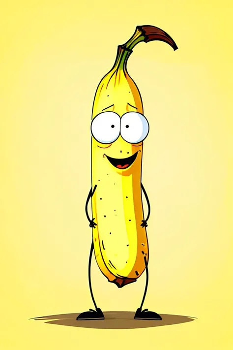 master piece,high quality,a banana,cartoon Character,illustration,<lora:ãå¡éIPãé£ç©å¤¸å¼ æäºº æç»&3D飿 ¼_v1.0:1>,