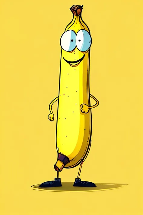master piece,high quality,a banana,cartoon Character,illustration,<lora:ãå¡éIPãé£ç©å¤¸å¼ æäºº æç»&3D飿 ¼_v1.0:1>,