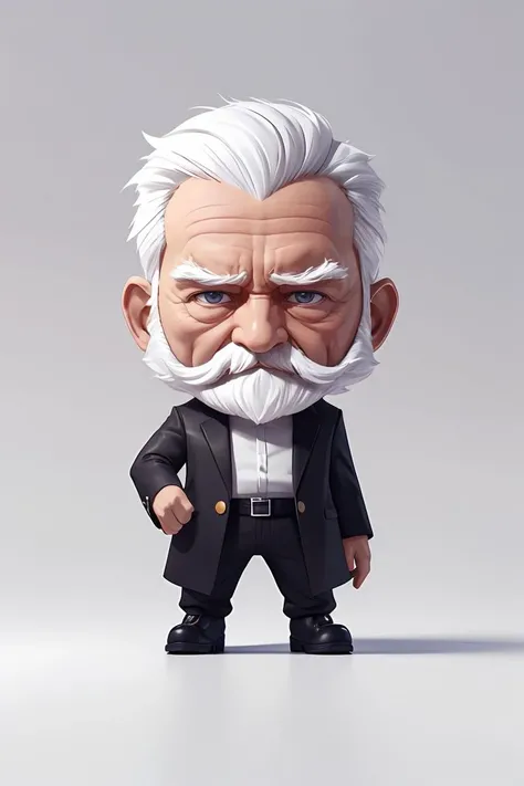 masterpiece,best quality,(The old man with the white beard:1.1),solo,cute,3d rendering,HD,8K,white background,<lora:dayanmengV2-000010:0.4>,chibi,