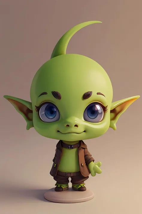 masterpiece, best quality,(Goblin:1.1),solo,cute,blind box, 3d rendering,HD,8K, <lora:dayanmengV2-000010:0.5>,chibi,blue eyes,
