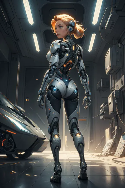 ((attractive female modern military with with cybernetic limbs part cyborg on patrol)),cinematic,dynamic pose,fine details,reflections,8k,((dark shot)),soft volumetric lights,(backlit:1.3),(photorealistic:1.3),(Style-Glass),hdr,antialiased,8k,((syd mead)),sharp details,detailed background,((masterpiece)),(painterly),(good anatomy),(good proportions),(good composition),(dramapaint),(analogue style),(empty hands),(futuristic scifi background),(photorealistic:1.2),(perfect body, perfect legs),