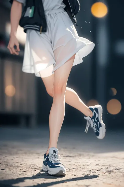 absurdres, highres, ultra detailed, (1 woman:1.3),simple background, , (sneakers:1.2),
BREAK
, watercolor style, soft blending, fluid colors, dreamy washes, delicate textures, organic shapes, atmospheric depth
BREAK
(bokeh photography:1.3), soft focus, out-of-focus highlights, dreamy ambiance, glowing circles, mesmerizing depth
BREAK
, tilt-shift photography, miniature effect, selective focus, blurred edges, small-scale illusion, playful perspective