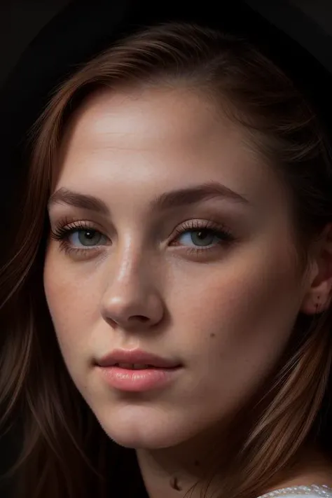 Merger_mel_faynia,
((headshot:1.2) portrait on a (plain background:1.2), (headshot:1.2), (face focus:1.1), lighting from the left, (shadows:1.2), (left side lighting:1.2), (side light:1.3), (half lit face:1.1), (strong shadows:1.2):1.2),
bokeh, f1.4, 40mm, photorealistic, raw, 8k, textured skin, skin pores, intricate details  <lora:epi_noiseoffset2:1>, epiCRealism