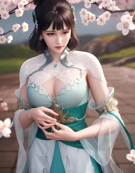 (,1girl, pov,best quality,masterpiece, ) , ((, , , , looking at viewer, cherry blossoms, )) <lora:DA_YuZiMo:0.6>
ultra realistic 8k cg, flawless, clean, masterpiece, professional artwork, famous artwork, cinematic lighting, cinematic bloom, perfect face, beautiful face, fantasy, dreamlike, unreal, science fiction, lace, lace trim, lace-trimmed legwear, luxury, jewelry, diamond, gold, pearl, gem, sapphire, ruby, emerald, intricate detail, delicate pattern, charming, alluring, seductive, erotic, enchanting, hair ornament, necklace, earrings, bracelet, armlet,halo,autumn leaves,