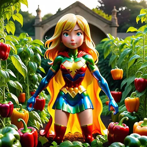 superhero called bell pepper girl ral-mytfrst epic garden scenery panoramic photograph <lora:add-detail-xl:0.8> <lora:DonMSp3ctr4lXL:0.8> DonMSp3ctr4lXL <lora:LORA_XenoDetailer_v3:0.8> <lora:more_details:0.8>