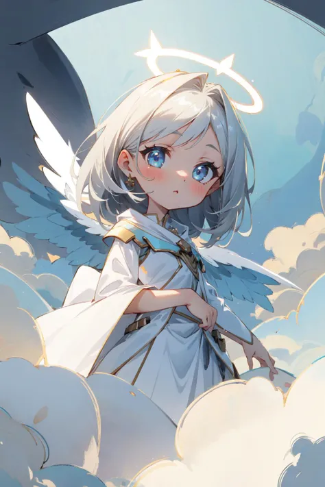 1 girl,angle,halo, <lora:Thumbelina:1>