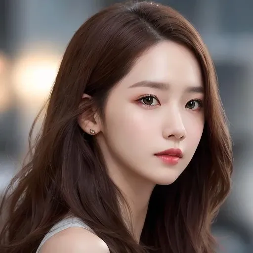 hyper realistic lifelike texture dramatic lighting unreal engine trending on art station, award winning photo, nikon RAW photo,8 k, Fujifilm XT3,masterpiece, best quality, realistic, photorealistic, ultra detailed, extremely detailed face, solo,1girl, standing, fashionable and trendy atmosphere, high-end makeup products, and a stylish expression on her face, close up,
