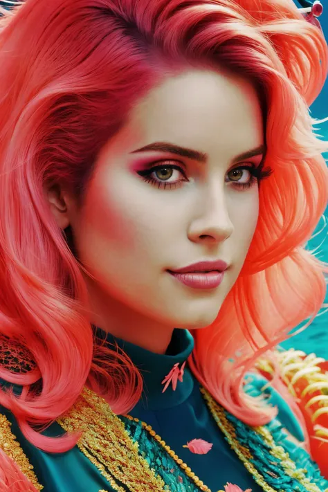 amelie reyhart mid shot close up, pink hair, young, makeup, happy,
beautiful face, masterpiece, highres, realistic,
lace trim,
Vibrant coral reef and diverse marine life,
<lora:amelie_reyhart:0.85>