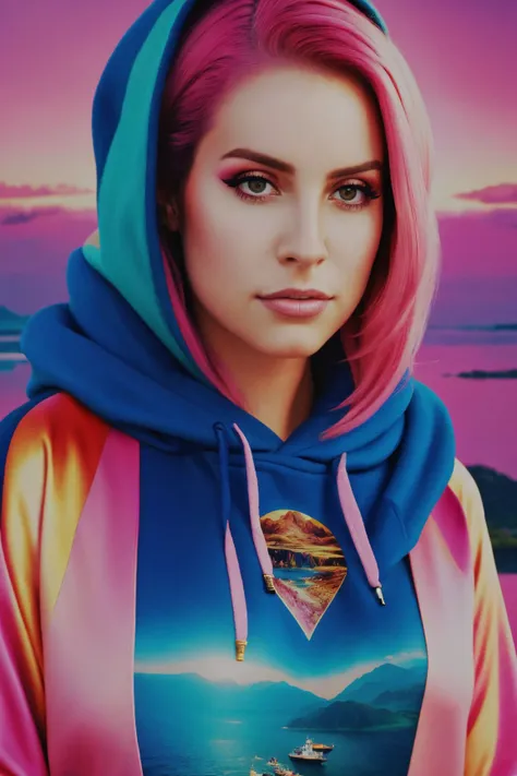 amelie reyhart mid shot close up, pink hair, young, makeup, shocked,
beautiful face, masterpiece, highres, realistic,
Hoodie,
Sky islands and floating and mystical aura,
<lora:amelie_reyhart:0.95>