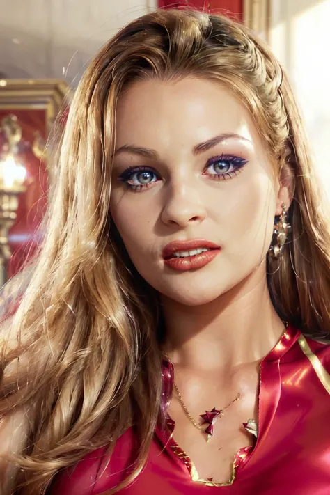 A realistic full-length photograph of (NikkiAndersonQuiron woman) , Dappled Light, beautiful eyes, eyes detailed, best quality, high quality,well defined pupils,
Photoshoot of a sexy czech woman, (red hai:1.2), readhead, (wearing deep_v-neck_dress:1.3), Running pose,background at scene from the batgirl movie, (((5 stars hotel)), (high quality skin:1), (high detailed face skin:1.1), (realistic iris:1.1), (realistic pupils:1.1), (cinematic lighting), collarbone, night, soft lighting, dynamic angle, realistic lighting, trending on Artstation, (delighting, finely detailed beautiful eyes: 1.2), smiling, happy,,
<lora:quiron_NikkiAnderson_v7_Lora:0.97>