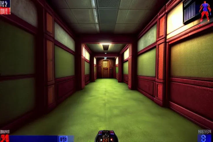 ut99 a video game with (the office tv series:1.2), high detail, very sharp, high quality <lora:hjut99_v21:0.75>