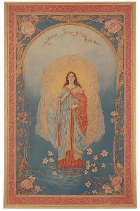 stylized by Florence Harrison, children's illustration art, cibulak porcelain technique of a "In the tapestry of words, we paint our emotions, giving voice to the depths of our innermost selves.", in focus, Evil, soft light, Mono Color