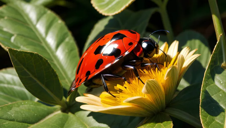 Ladybird, <lora:more_details:0.8>, maximum details, maximum details background
