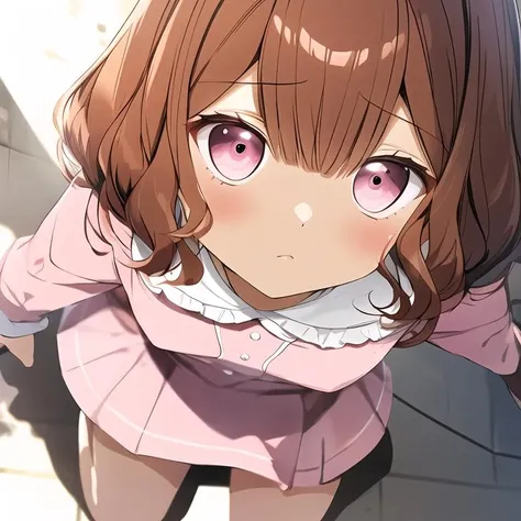 <lora:MimiAtachi-05:1>, (extremely detailed:1.3),(highly detailed:1.2),(best quality:1.2),(masterpiece:1.2), MimiAtachi, 1girl, solo, brown hair, short hair, pink eyes, pink dress, long sleeves, dress, bow, frills,