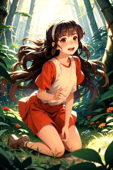 1girl,solo,full body,red dress,<lora:mn_20231007095334:0.9>, mn,
