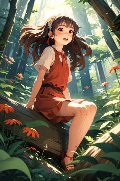 1girl,solo,full body,red dress,<lora:mn_20231007095334:0.9>, mn,