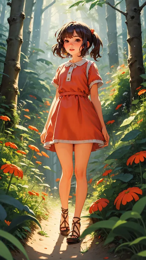 <lora:mn_20231007095334:0.9>,mn,1girl,solo,full body,red dress,