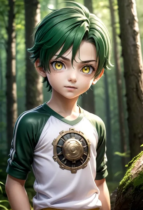 nobu, 1boy, masterpiece, ultra detail, forest, (yellow eyes), (shirt), green hair,cowboy shot, long pants, standing,
(masterpiece:1.2), best quality, high resolution, unity 8k wallpaper, (illustration:0.8), (beautiful detailed eyes:1.6), extremely detailed face, perfect lighting, extremely detailed CG, (perfect anatomy),