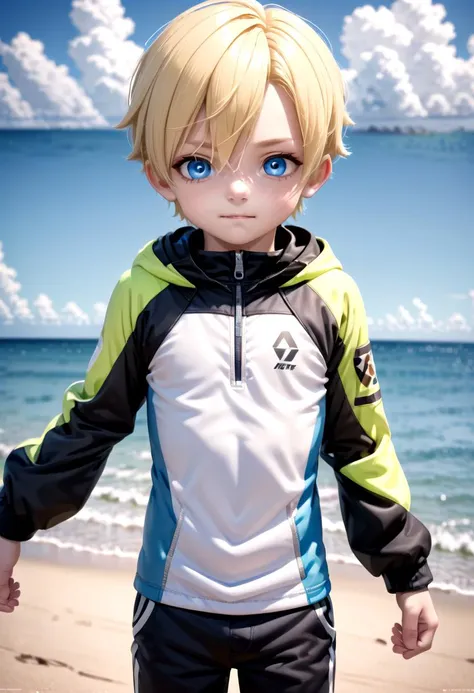 <lora:sota_epoch_13:0.6>,sota, solo,looking at viewer,short hair,bangs,blue eyes,blonde hair,long sleeves,1boy,hair between eyes,standing,wide rashguard jacket,male focus,cowboy shot,outdoors,sky,day,pants,cloud,hood,water,blue sky,ocean,beach,black pants,hood down,child,multicolored clothes,zipper,horizon,male child,wall,multicolored jacket,two-tone jacket , (masterpiece:1.2), best quality, high resolution, unity 8k wallpaper, (illustration:0.8), (beautiful detailed eyes:1.6), extremely detailed face, perfect lighting, extremely detailed CG, smile
The soft lighting and detailed surroundings create an immersive environment where imagination runs wild hyper-detailed,hyper-detailed face, high quality visuals, dim Lighting, sharply focused, octane render, 8k UHD