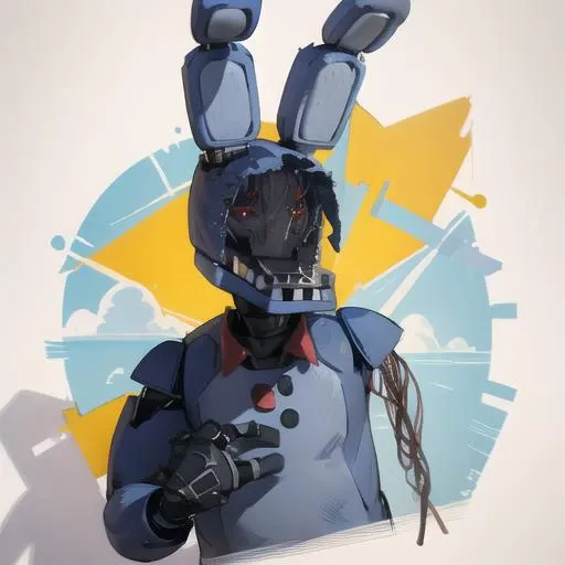 <lora:cah-10:1>, cah, solo,<lora:fnaf withbonnie-05:1> withbonnie, masterpiece, best quality