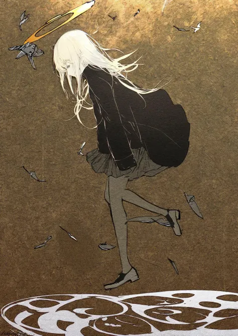 by demizu posuka
1girl
emma \(yakusoku no neverland\),
yakusoku no neverland,
shadow,
vivid color
highres,
masterpiece,
best quality,
