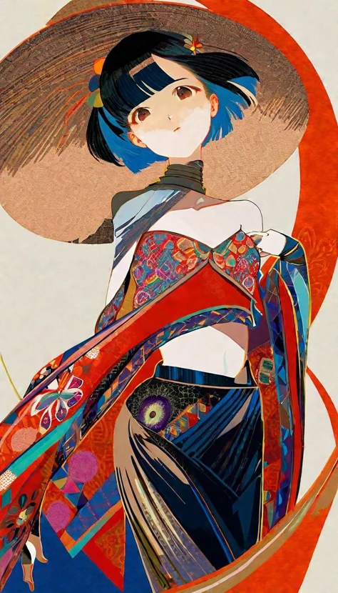 Professional fashion illustration, innovative fashion design, aesthetic, best quality, high quality, masterpiece, 8K, UHD, extremely detailed, flat color, by James Abbott McNeill Whistler and Satoshi Kon,
break
a beautiful women, graceful elegance, a female figure that epitomizes ultimate femininity and womanhood, nurturing aura, the scene conveys a sense of nurturing, warmth, and the powerful essence of womanhood,
break
dynamic pose, correct anatomy, anatomically correct, perfect anatomy,
break
Shimmering sequin crop top and sequin midi skirt designed by Dame Vivienne Westwood and Miyake Issey,
break
advanced lighting techniques, high dynamic range, vivid and accurate colors, harmonious color scheme, meticulously detailed, visually stunning, emotionally engaging, modern art influences, contemporary art,