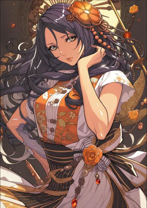 by oda non
1girl,
beautiful, aesthetic, detailed, beautiful color
amazing quality, best quality, high quality