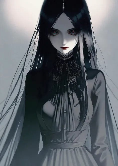 Professional fashion portrait, innovative fashion, gothic horror, dark fantasy, 
BREAK
[by rella:by puncp:0.7],
BREAK
[pseudo-impasto:celluloid:0.6],
BREAK
1girl, detailed face, eerie beauty, hauntingly beautiful, sinister elegance, macabre aesthetic, ghostly, shadowy, mysterious, ethereal, haunted eyes, pale skin, melancholy gaze, lost soul, spectral beauty, 
BREAK
Asymmetrical wrap dress,
BREAK
moonlit night, fog-enshrouded, spectral glow, decaying elegance, victorian gothic, whispering shadows, chilling atmosphere, supernatural horror, cursed beauty, otherworldly allure, deep darkness, velvet darkness, enigmatic portrait, 
BREAK
gothic horror perspective, Depth of Field, sharp focus, vintage, faded film, film grain, LUT, taken by Nan Goldin,  
BREAK
beautiful color, aesthetic, detailed, amazing quality, best quality, high quality,